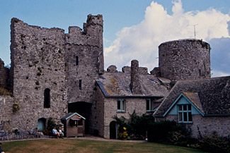 Manorbier Castle, Wales